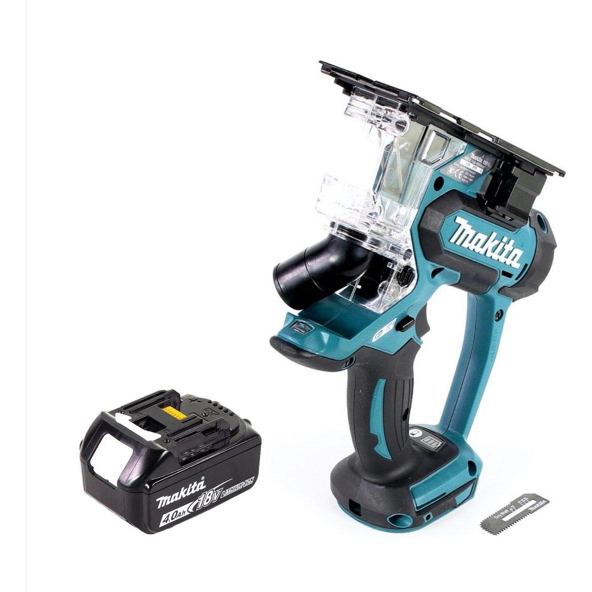 Thumbnail - Makita, Stichsäge, DSD 180 M1 Akku Gipskartonsäge 18 V + 1x Akku 4,0 Ah - ohne Ladegerät