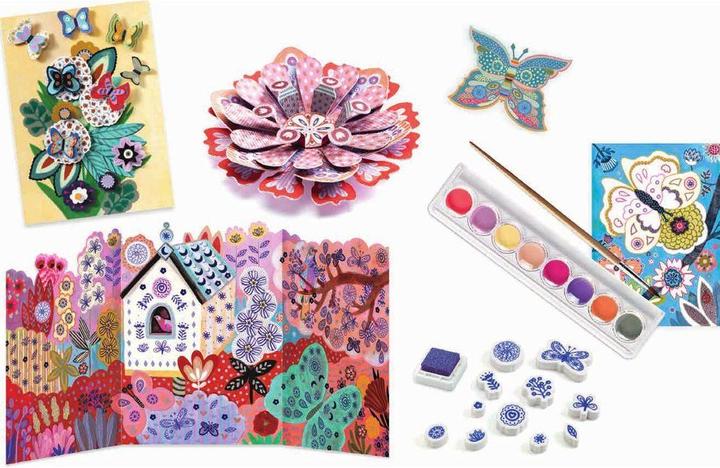 Actual product image Djeco Kreativset Blumengarten