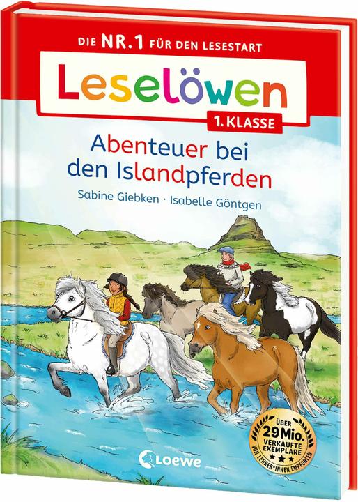 Produktbild Loewe Leselöwen 1. Klasse - Abenteuer bei den Islandpferden (Deutsch, Isabelle Göntgen, Sabine Giebken, 2024)