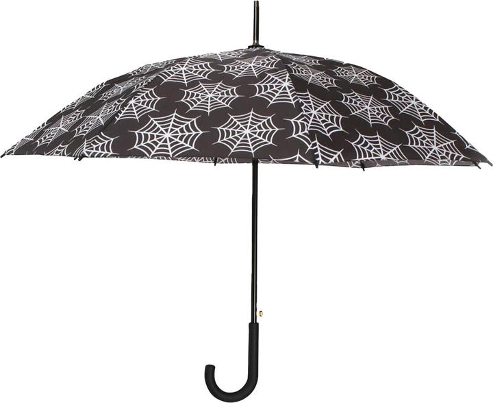Actual product image Something Different Spider Web All-Over Print Stick Umbrella