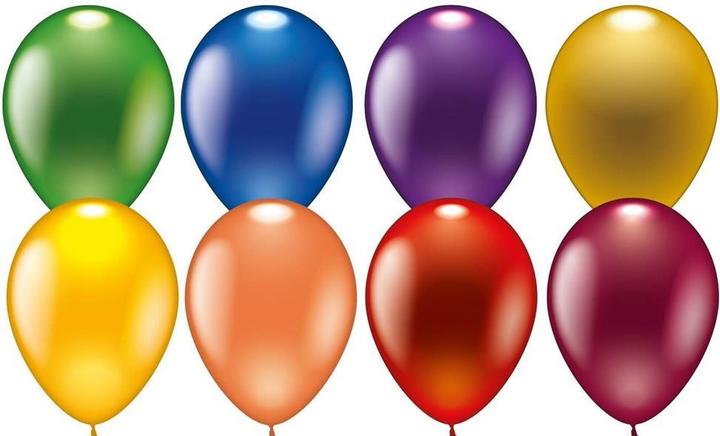 Produktbild Karaloon 8 Metallic-Ballons (8x)