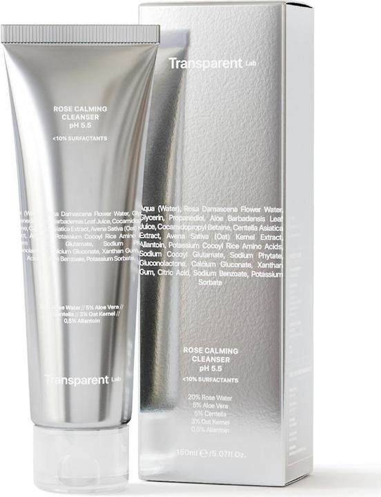 Actual product image Transparent Lab Rose Calming Cleanser pH 5.5 (Facial cleansing wipes, 150 ml)