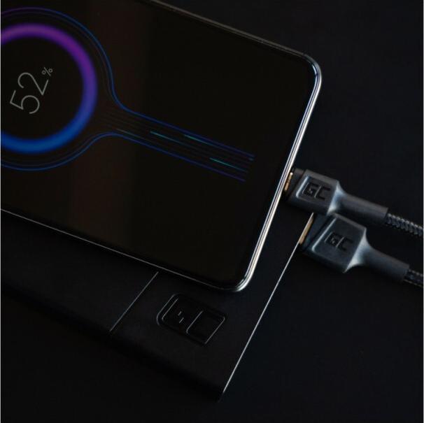 Produktbild GreenCell KABGC20 USB Kabel 1,2 m USB 2.0 USB A Micro-USB B Schwarz (1.20 m, USB 2.0)