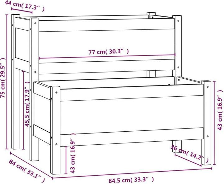 Produktbild vidaXL Pflanzgefäss