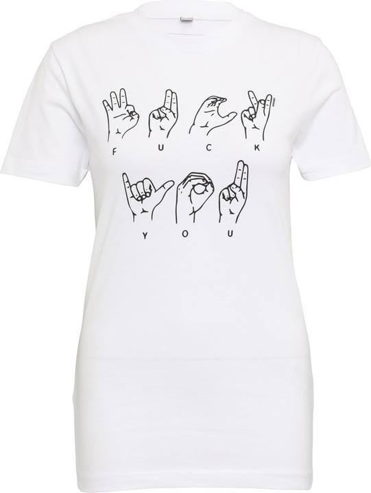 Image du produit Mister Tee Ladies FU Sign Language Tee (XS)