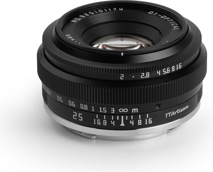 Immagine prodotto TTArtisan 25 mm f/2 per MFT (Micro Four Thirds, APS-C / DX)