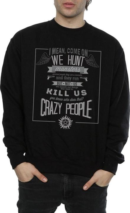 Produktbild Supernatural Crazy People Sweatshirt (XL)