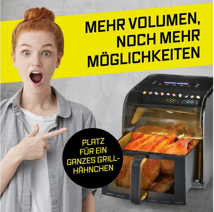Produktbild Gourmetmaxx Heissluft-Fritteuse 7 l