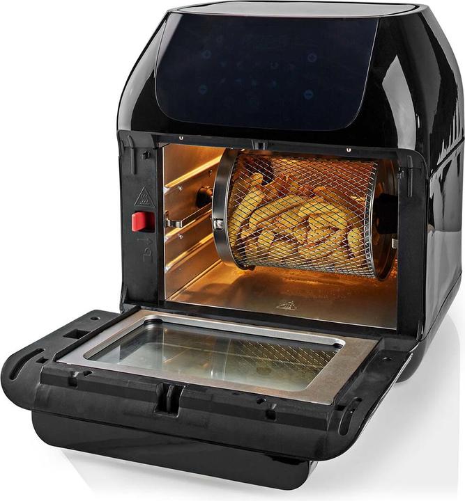 Produktbild Nedis Heissluft Friteuse 12 l Timer: 60 min Digital Schwarz