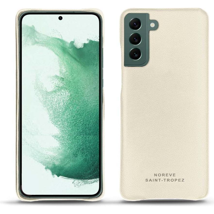 Noreve Lederschutzhülle (Samsung Galaxy S22+ 5G), Smartphone Hülle, Weiss