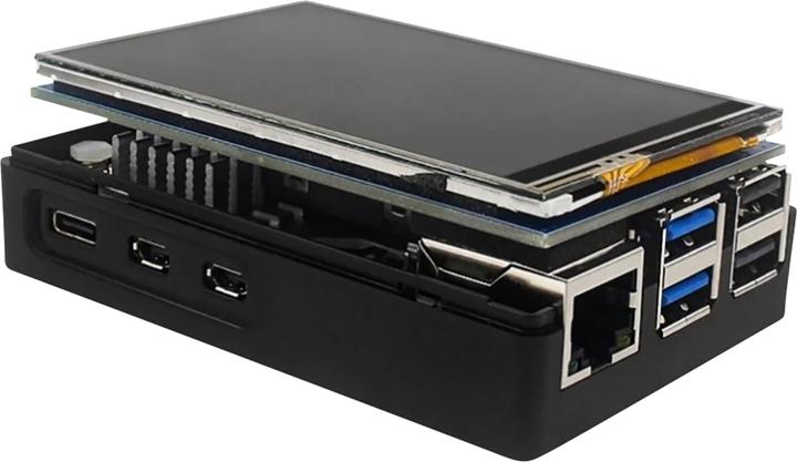 Raspberry Pi Ventilated ABS case kit with 3.5INCH screen for 5