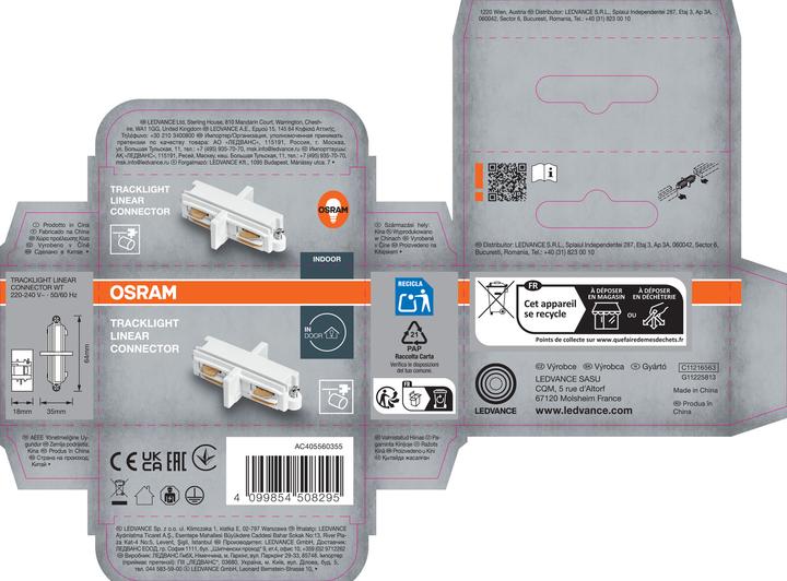 Productafbeelding Osram Tracklight Linear Connector White