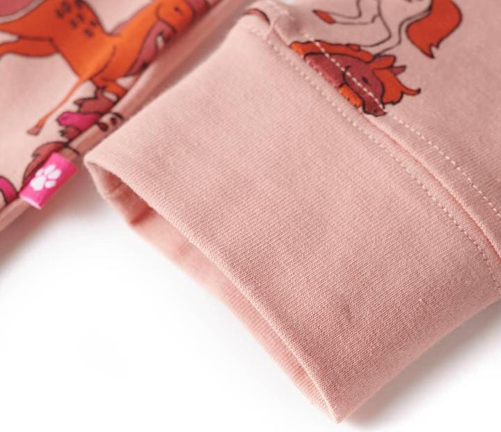 Image du produit VidaXL Pyjama enfant manches longues rose clair 104,Matériau : 95 (104)