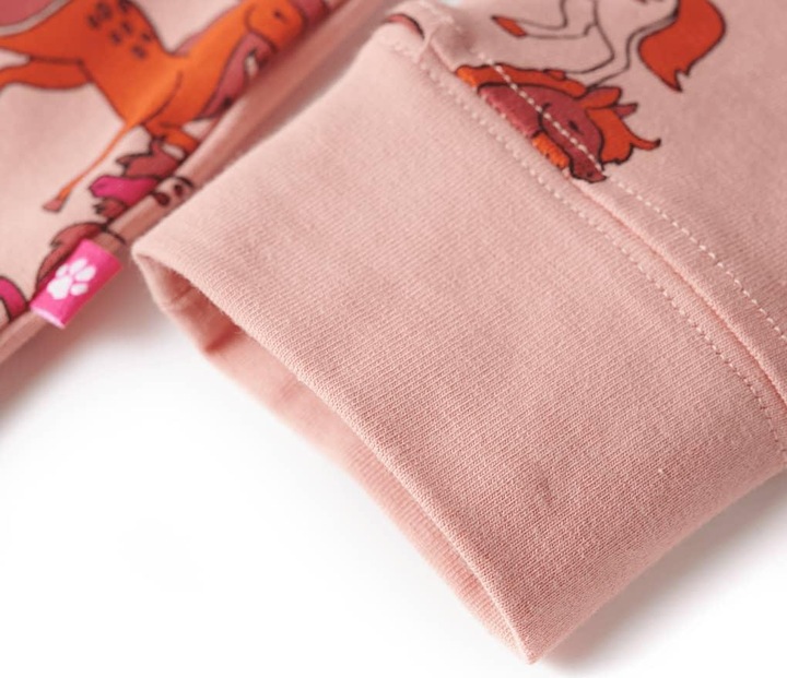 Actual product image VidaXL Children's pyjamas with long sleeves light pink 104,Material: 95 (104)