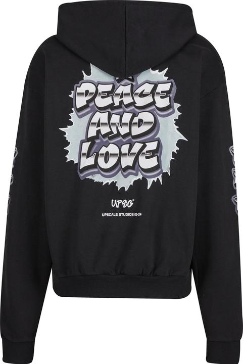 Immagine prodotto Urban Classics Felpa con cappuccio ultra pesante Upscale Peace&Love - 176637 (XL)