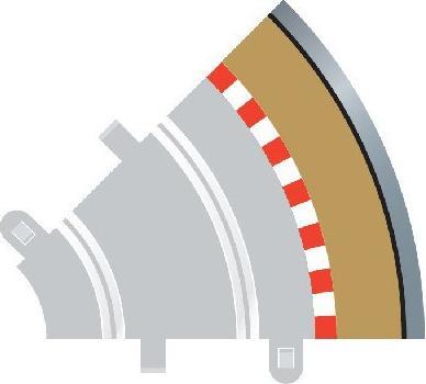 Immagine prodotto Scalextric Bordi R1 4 pezzi
