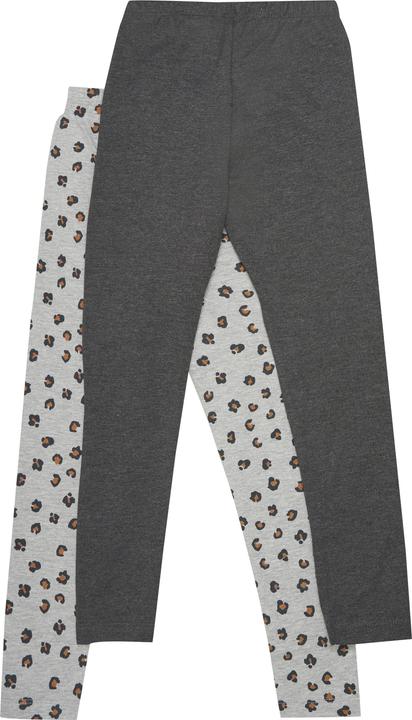 Produktbild Minymo Leggings 2er Set Greymelange Gr. 122 (122)