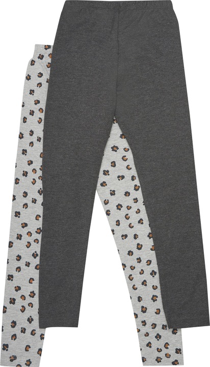 Actual product image Minymo Leggings set of 2 greymelange size 122 (122)
