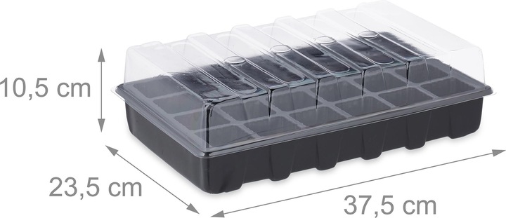 Actual product image Relaxdays 3x indoor greenhouse