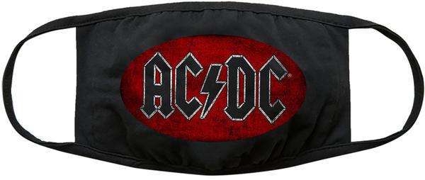 Produktbild Rock Off AC/DC Face Mask: Oval Logo Vintage