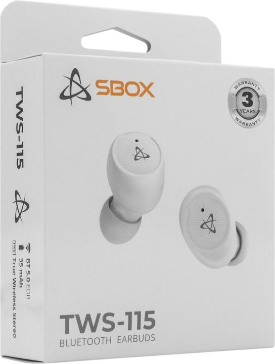 Produktbild Sbox EB-TWS115 White (5 h, Kabellos)