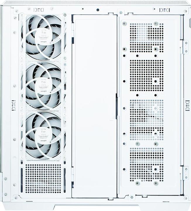 Actual product image Zalman GHE P50 DS ATX Case Tempered Glass Panoramic View - White (mATX, Mini-ITX, ATX)