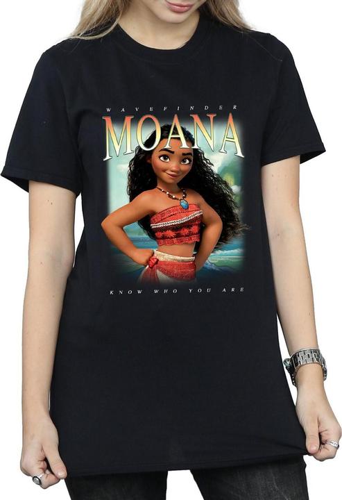 Actual product image Moana Womens/Ladies Montage Cotton Boyfriend T-Shirt (XXL)