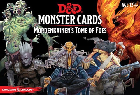 Immagine prodotto Dungeons & Dragons Carte del Libro degli Incantesimi: Il Tomo dei Nemici di Mordenkainen (Carte Mostro, Accessorio D&d) (Inglese)