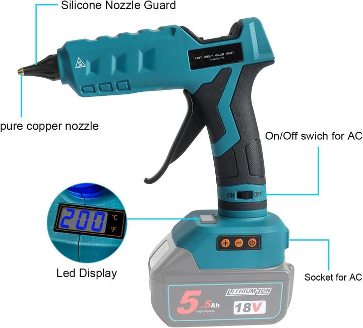 Image du produit Waitley Kabellose Heissklebepistole für 18V Akku