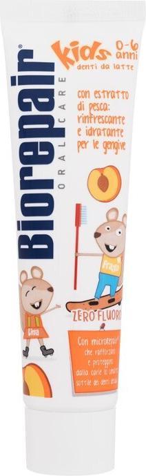 Etichetta energetica Biorepair Kids pasta do zębów dla dzieci Brzoskwinia 50ml (50 ml)