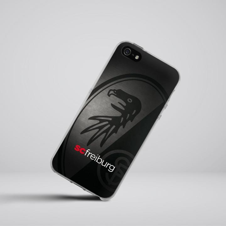 Produktbild DeinDesign Silikon Hülle für Apple iPhone 5s Handyhülle Case Smartphone Schutzhülle Metallic Look Offizielles (Apple iPhone 5s)