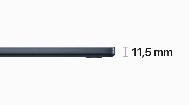 Produktbild Apple MacBook Air – 2023 (15", M2, 16 GB, 256 GB, DE)