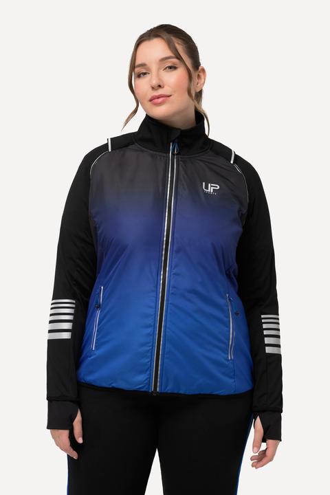 Produktbild Ulla Popken 2-in-1-Funktionsjacke, Ärmel abnehmbar, Weste, Reflektor (42, 44)