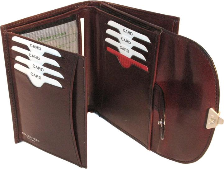 Actual product image Golden Head Colorado wallet RFID leather 10 cm