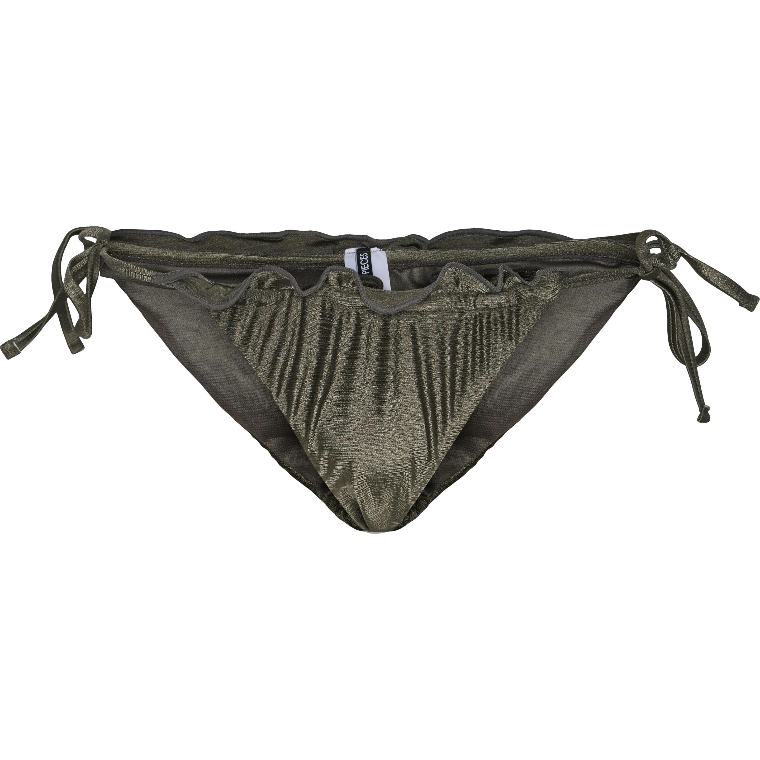 Pieces, Damen, Bikini, Pcaline Bikini Tanga Brazil Sww, Grün, (XL)