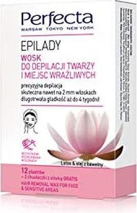 Perfecta Epilady wax for depilation of face and sensitive areas 12 patches (12 x)
