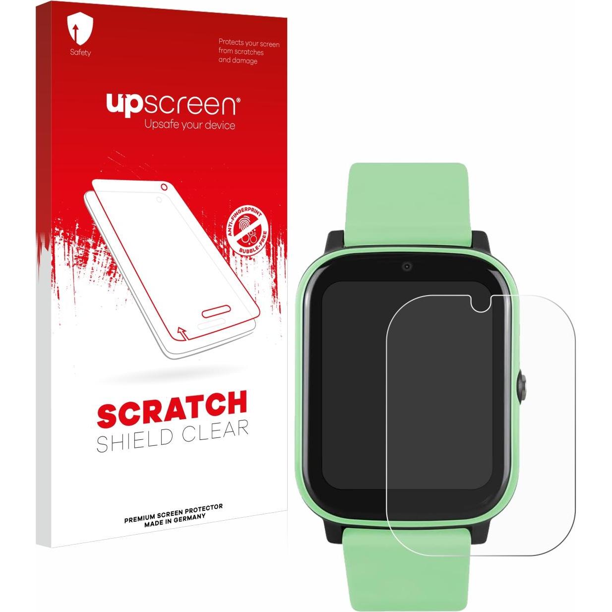 upscreen Scratch Shield Displayschutz, Smartwatch Schutzfolie, Transparent