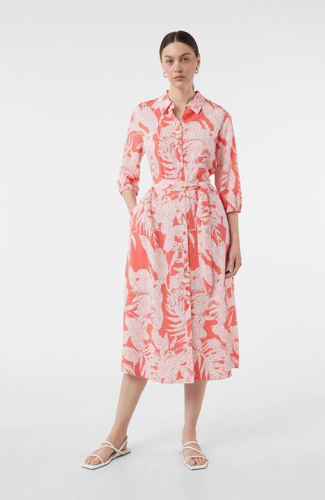 Immagine prodotto Comma Kleid Midikleid aus Viskose mit All-over-Print und 3/4-Ärmeln (48)