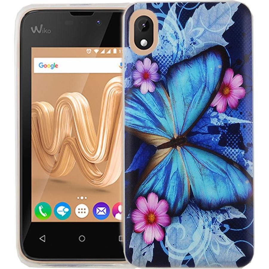 König Design Wiko Sunny Max Hülle Case Handy Cover Schutz Tasche Schutzhülle Bumper Etui Blau (Wiko Sunny Max), Smartpho...
