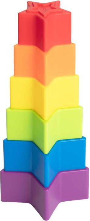 Actual product image Toi-Toys Little Stars Baby Stapelturm Stern, 6tlg.
