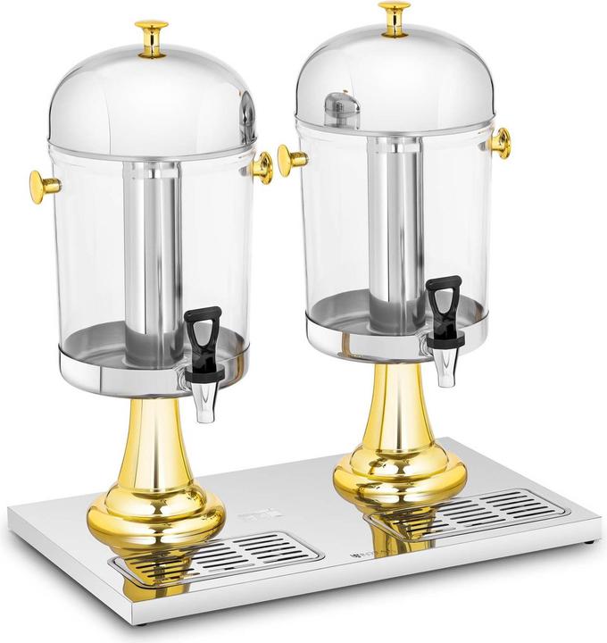 Royal Catering Juice Dispenser - 2 x 8 L - cooling inserts
