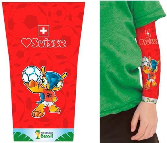 Produktbild Limit Fifa WM: Tattoo Sleeve Schweiz für Kinder