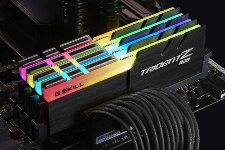 Actual product image G.Skill Trident Z RGB (4 x 16GB, 3600 MHz, DDR4-RAM, DIMM)