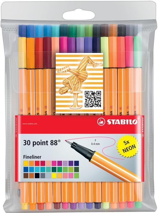 Actual product image STABILO point 88 Fineliner (30x)