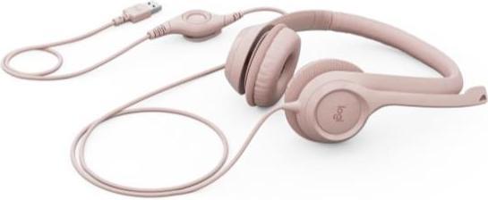 Image du produit Logitech Casque filaire H390 - ROSE - USB (Filaire, USB-A)