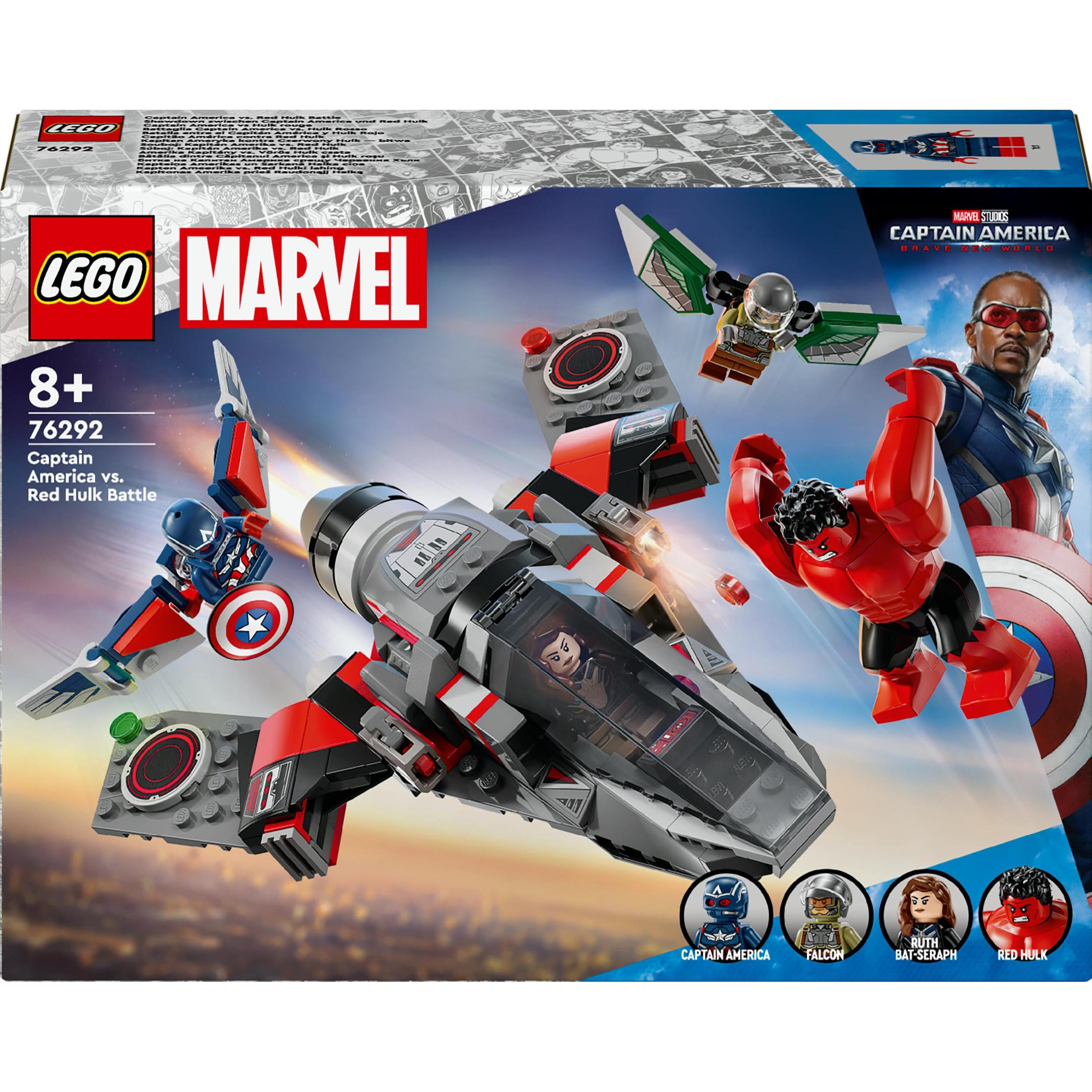 LEGO Showdown zwischen Captain America und Red Hulk (76292, LEGO Marvel)
