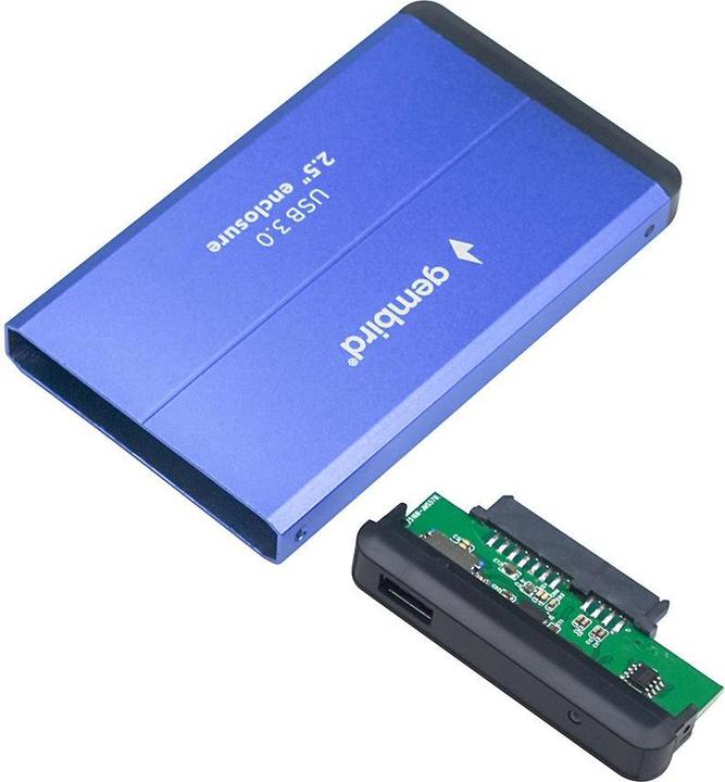 Actual product image Gembird EE2-U3S-2-B Storage Drive Enclosure HDD Enclosure Blue 2.5" (2.5")