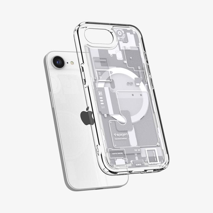 Produktbild Spigen Ultra Hybrid MagSafe Case for iPhone 16e Zero One - White (Apple iPhone 16e)