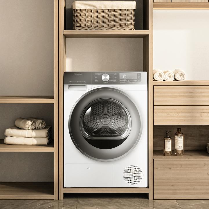 Produktbild Hisense ASCIUGAT 9kg C P.CAL INV WIFI (9 kg, Links, Wechselbar)