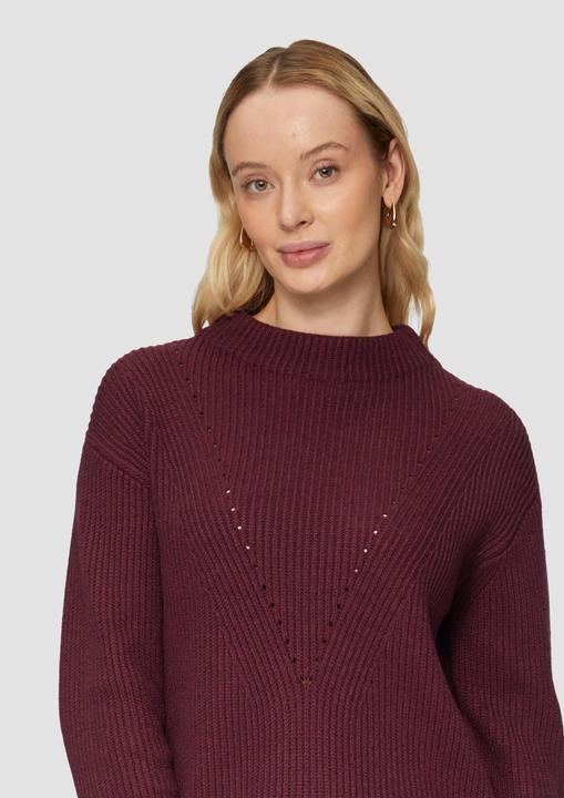 Produktbild s.Oliver Strickpullover Weicher Strickpullover im Relaxed Fit (L)
